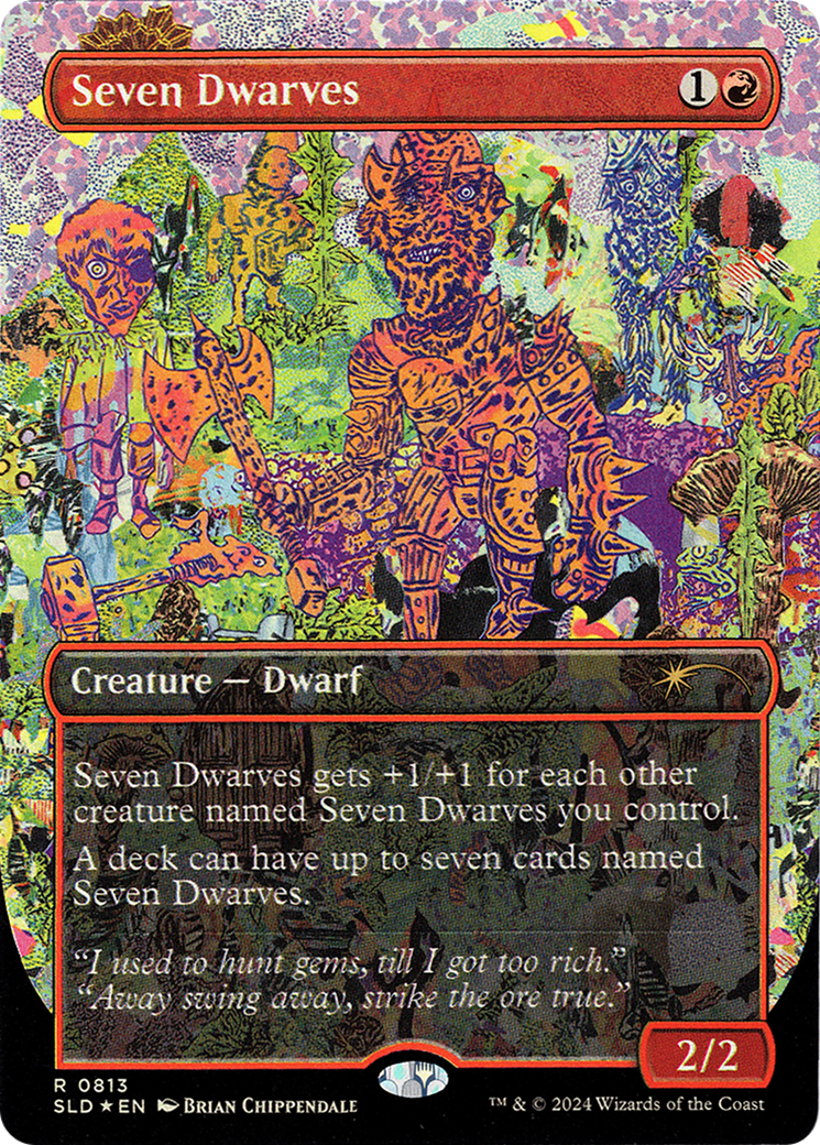 Seven Dwarves (SLD-813) - Secret Lair Drop (Borderless) Foil
