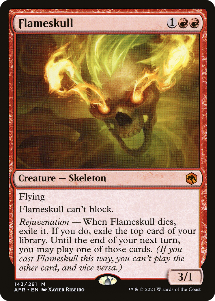 Flameskull (AFR-143)  Foil - Adventures in the Forgotten Realms