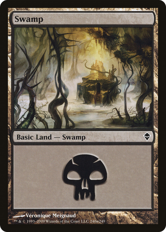 Swamp (240a) (ZEN-240A)  - Zendikar