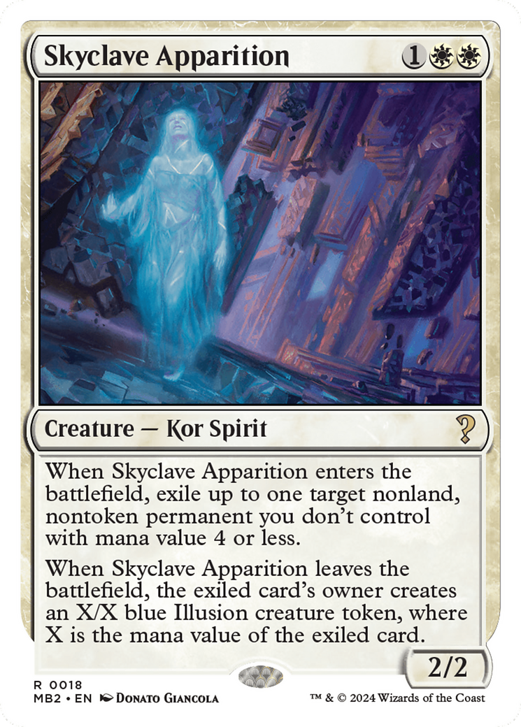 Skyclave Apparition (White Border) (MB2-018)  - Mystery Booster 2