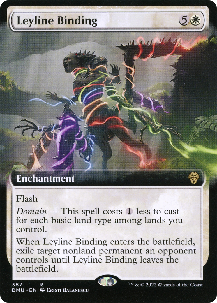 Leyline Binding (Extended Art) (DMU-387)  - Dominaria United: (Extended Art)