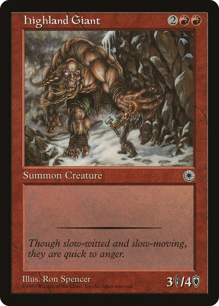 Highland Giant (POR-)  - Portal