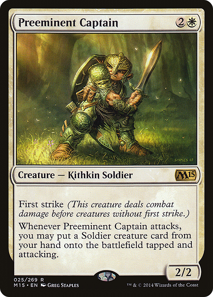 Preeminent Captain (M15-025)  - Magic 2015