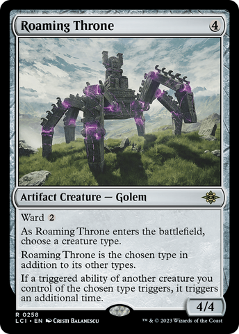 Roaming Throne (LCI-258)  Foil - The Lost Caverns of Ixalan