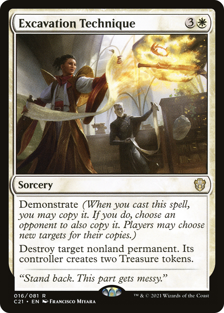 Excavation Technique (C21-016)  - Commander 2021
