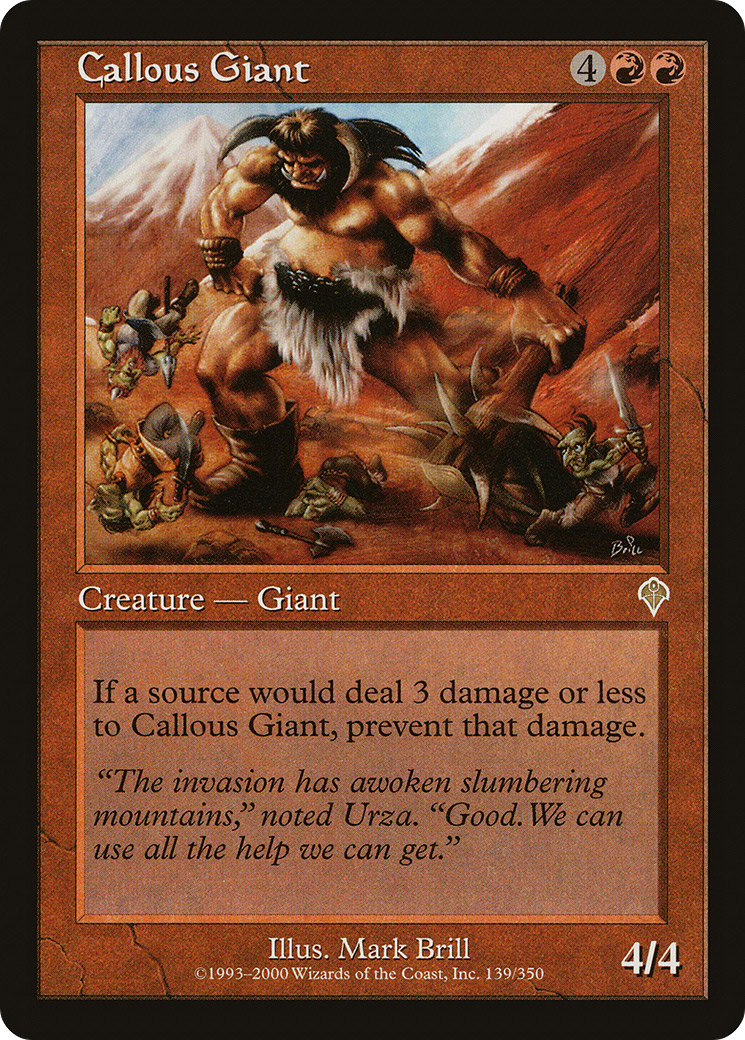 Callous Giant (INV-139)  - Invasion
