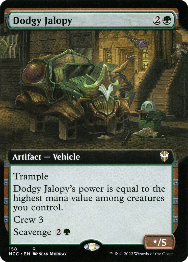 Dodgy Jalopy (Extended Art) (NCC-158)  - New Capenna Commander: (Extended Art)