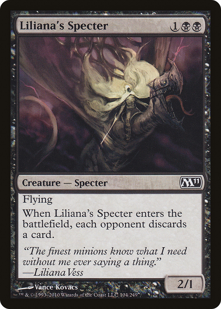 Liliana's Specter (M11-104)  - Magic 2011