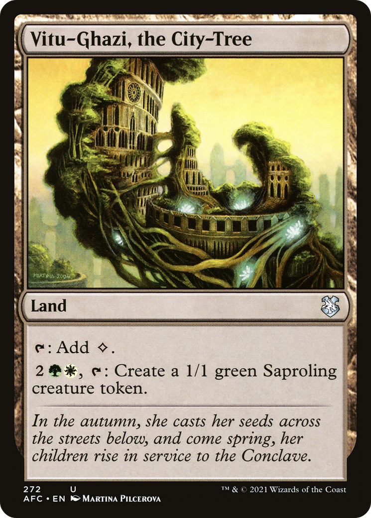 Vitu-Ghazi, the City-Tree (AFC-272)  - Forgotten Realms Commander