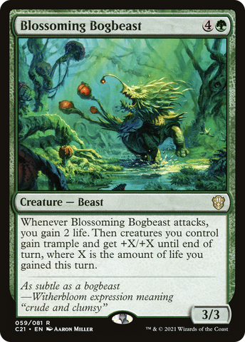Blossoming Bogbeast (C21-059)  - Commander 2021