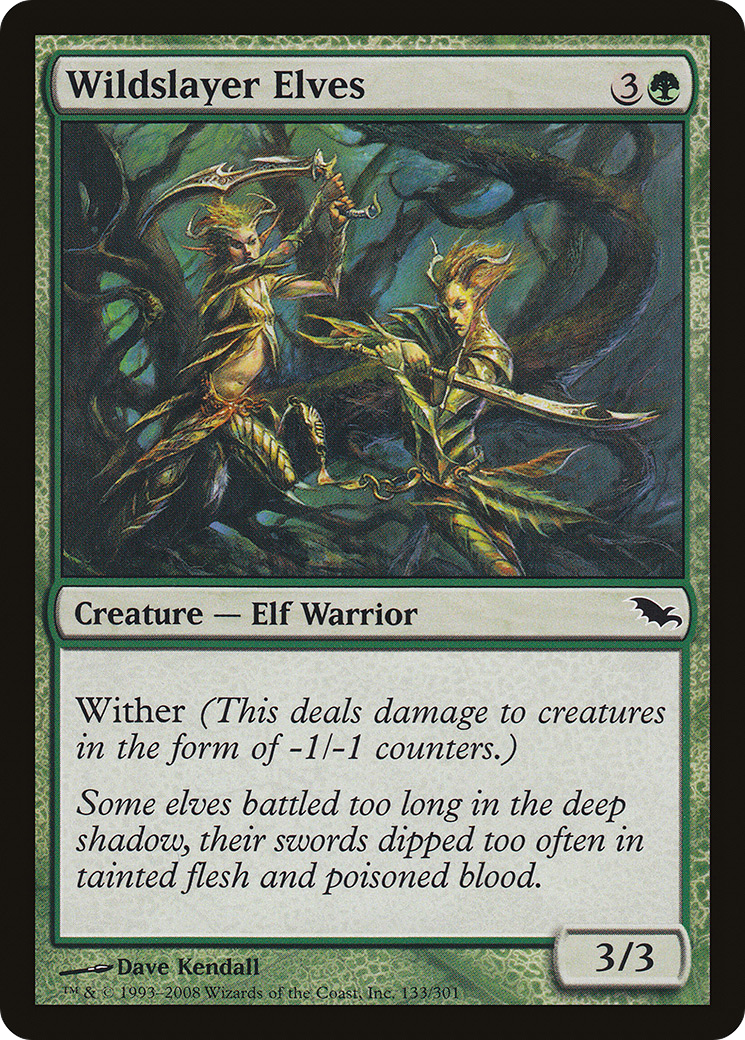Wildslayer Elves (SHM-133)  Foil - Shadowmoor