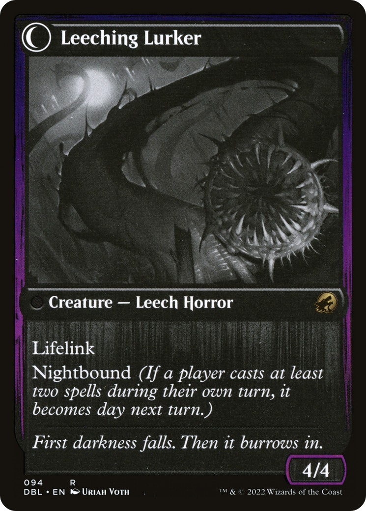 Curse of Leeches (DBL-094)  Foil - Innistrad: Double Feature: (Double Faced Transform)