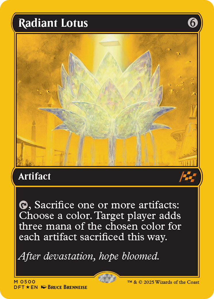 Radiant Lotus (First-Place Foil) (DFT-500)  Foil - Aetherdrift