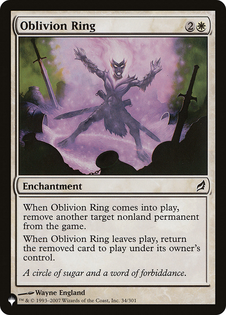 Oblivion Ring (LIST-LRW-34)  - The List