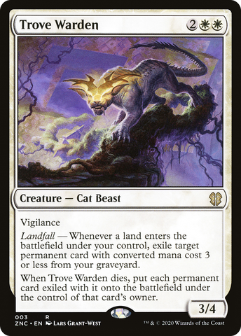Trove Warden (ZNC-003)  - Zendikar Rising Commander