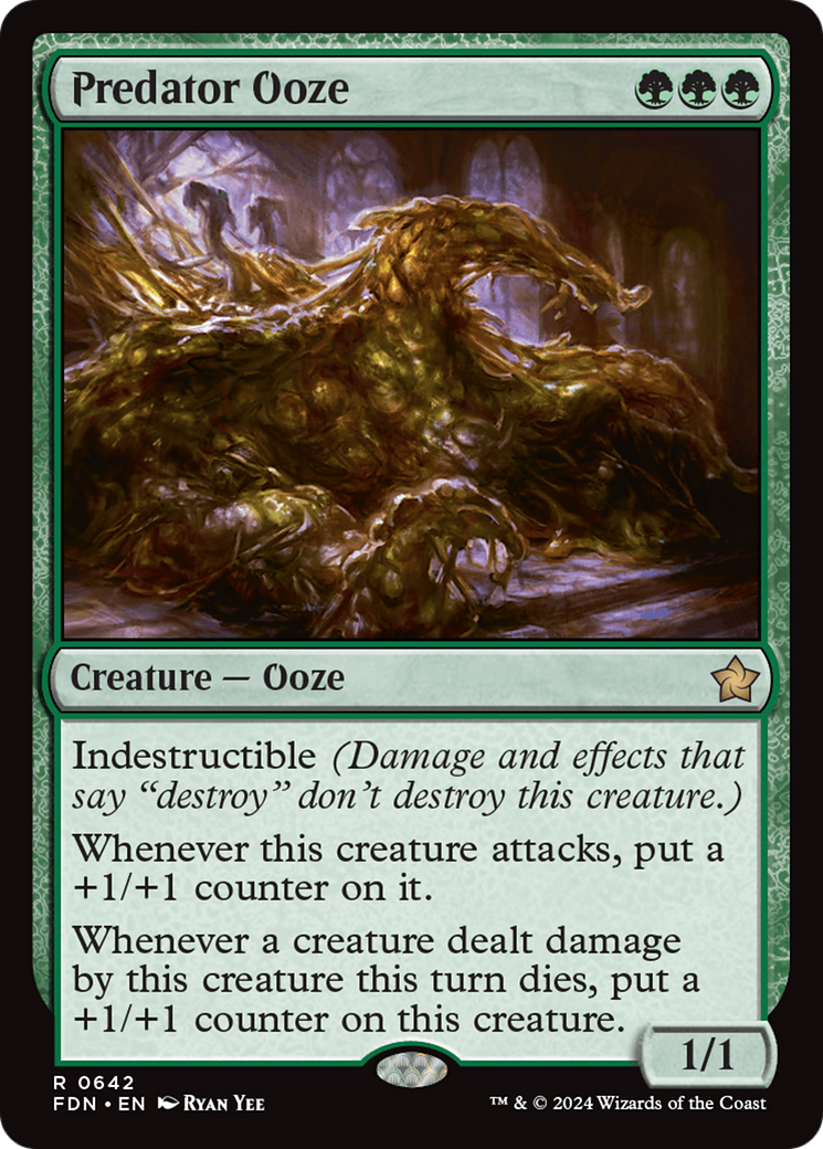 Predator Ooze (FDN-642)  - Foundations