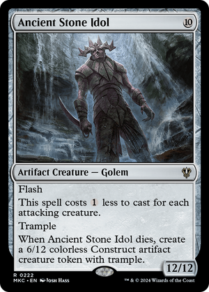 Ancient Stone Idol (MKC-222)  - Murders at Karlov Manor Commander