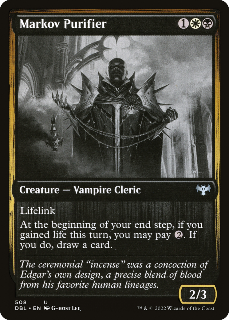 Markov Purifier (DBL-508)  Foil - Innistrad: Double Feature