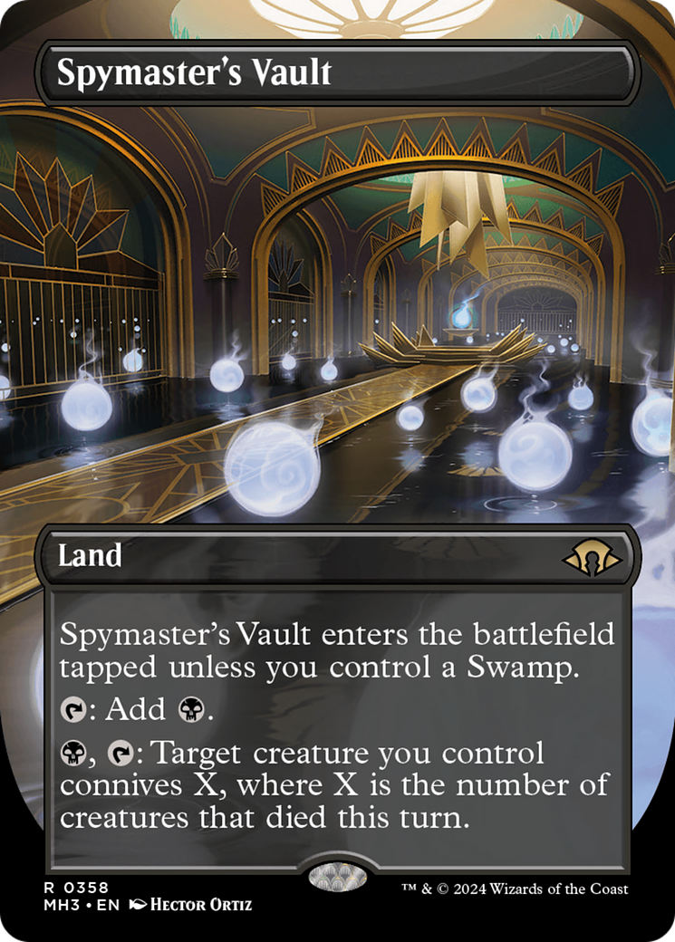 Spymaster's Vault (Borderless) (MH3-358)  - Modern Horizons 3