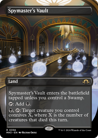 Spymaster's Vault (Borderless) (MH3-358)  Foil - Modern Horizons 3
