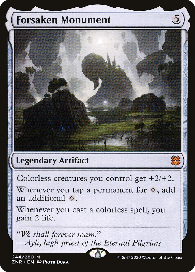 Forsaken Monument (ZNR-244)  - Zendikar Rising