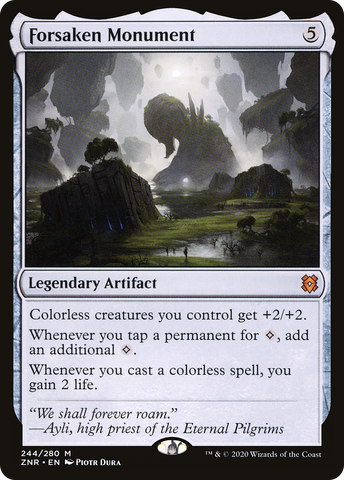 Forsaken Monument (ZNR-244)  - Zendikar Rising