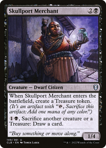 Skullport Merchant (CLB-149)  Foil - Commander Legends: Battle for Baldur's Gate