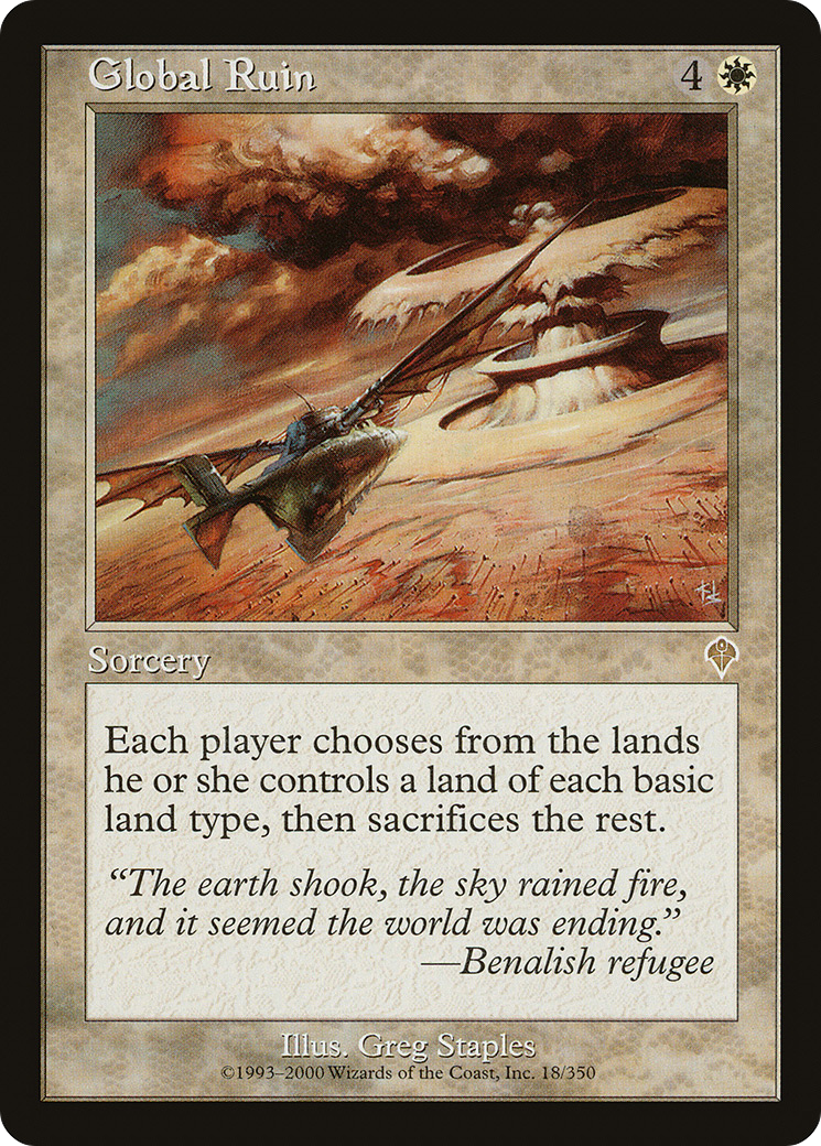 Global Ruin (INV-018)  Foil - Invasion