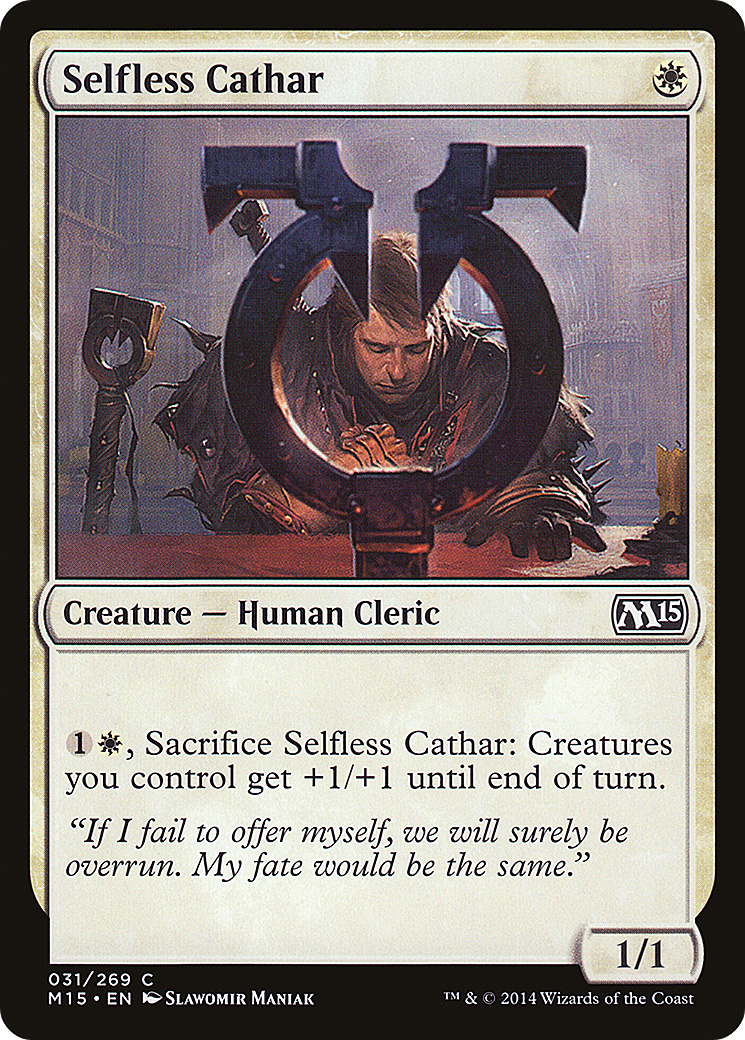 Selfless Cathar (M15-031)  - Magic 2015