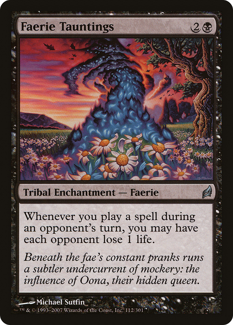 Faerie Tauntings (LRW-112)  Foil - Lorwyn