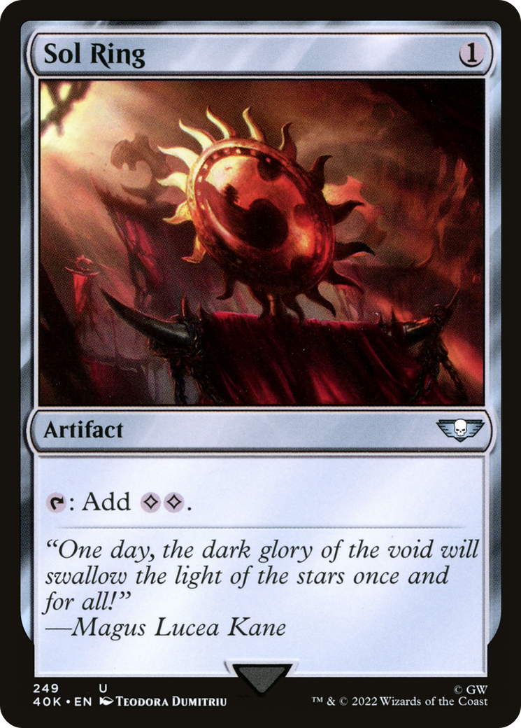 Sol Ring (249) [Universes Beyond: Warhammer 40,000]