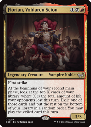 Florian, Voldaren Scion (DSC-217)  - Duskmourn: House of Horror Commander