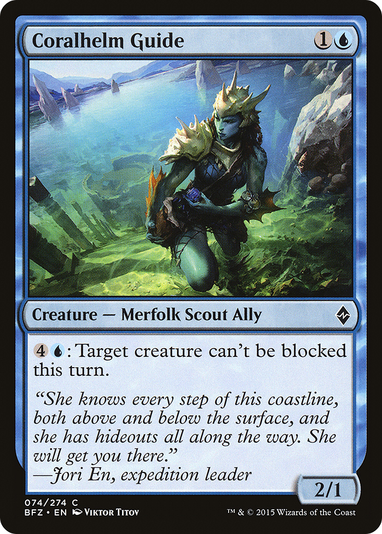 Coralhelm Guide (BFZ-074)  - Battle for Zendikar
