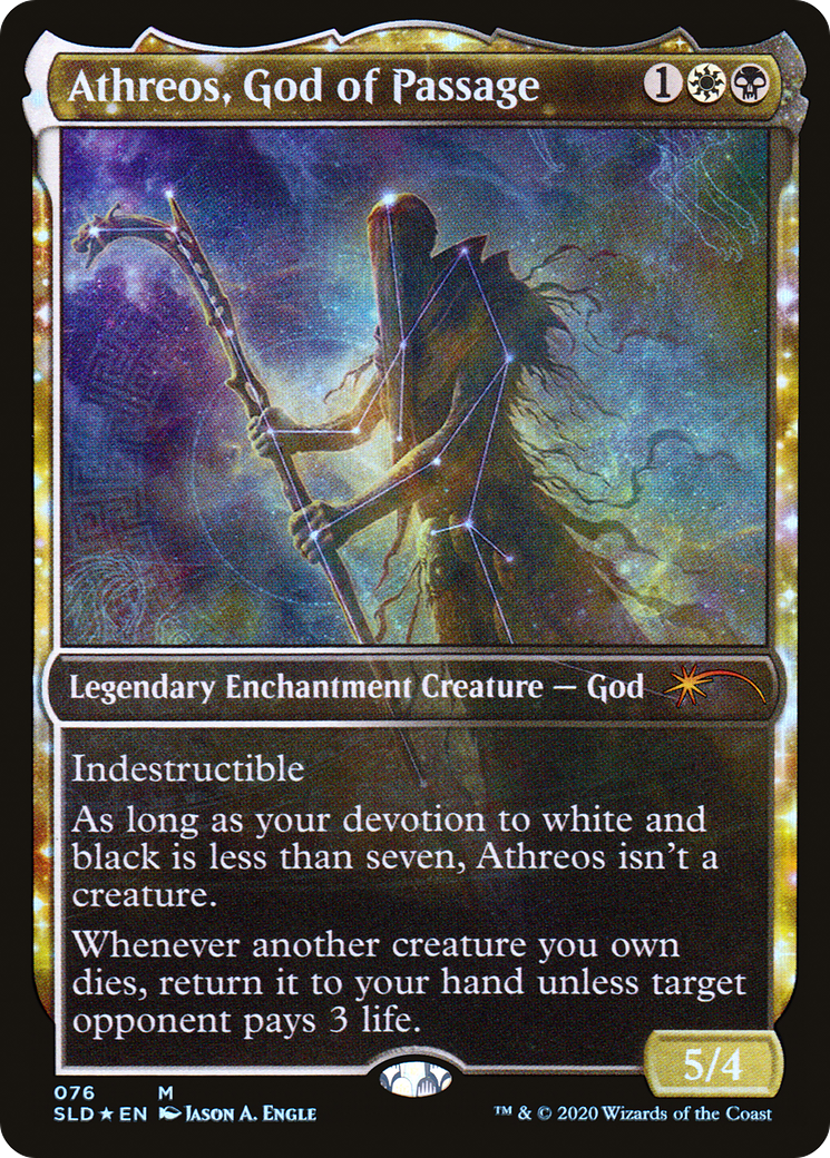 Athreos, God of Passage (SLD-076)  Foil - Secret Lair Drop: (enchantment, Showcase)