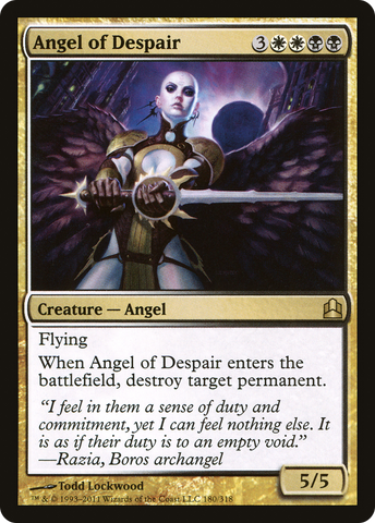 Angel of Despair (CMD-180)  - Commander 2011