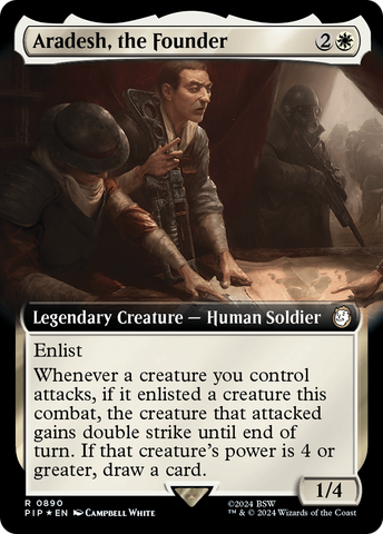 Aradesh, the Founder (Extended Art) (Surge Foil) (PIP-890) - Fallout: (Extended Art) Foil