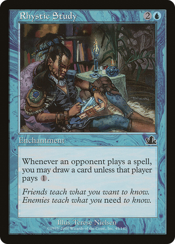 Rhystic Study (PCY-045)  Foil - Prophecy