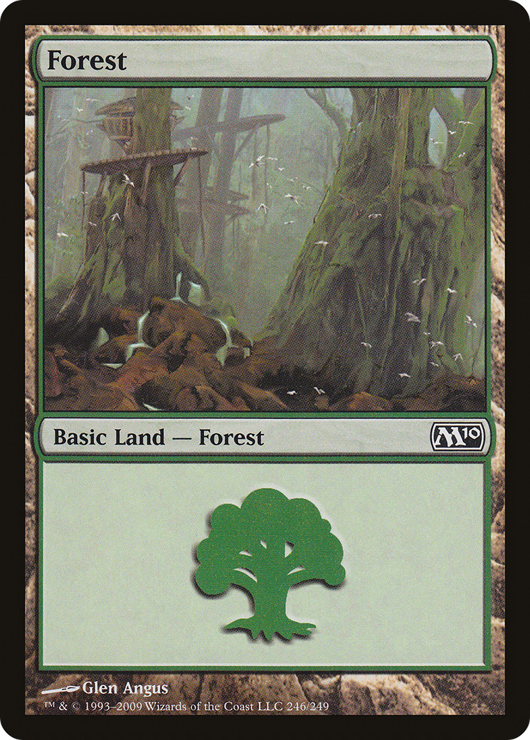 Forest (246) (M10-246)  - Magic 2010
