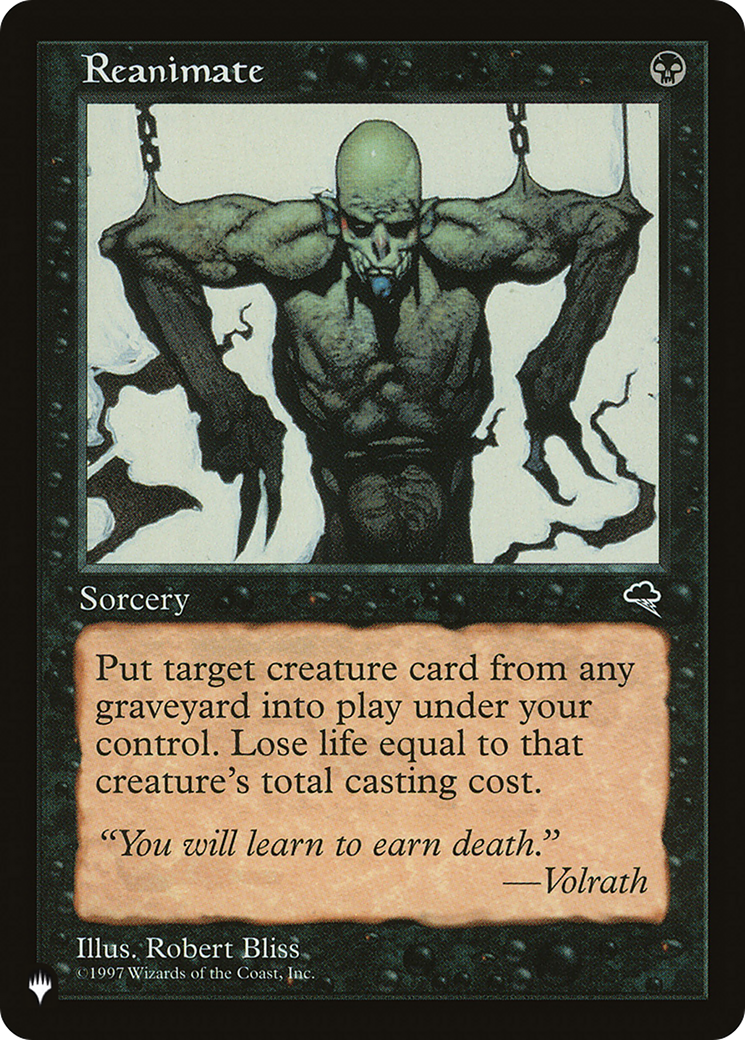 Reanimate (LIST-)  - The List