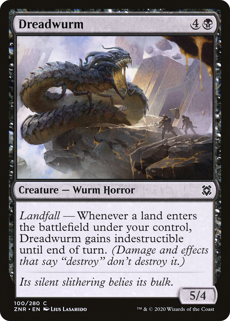 Dreadwurm (ZNR-100)  Foil - Zendikar Rising