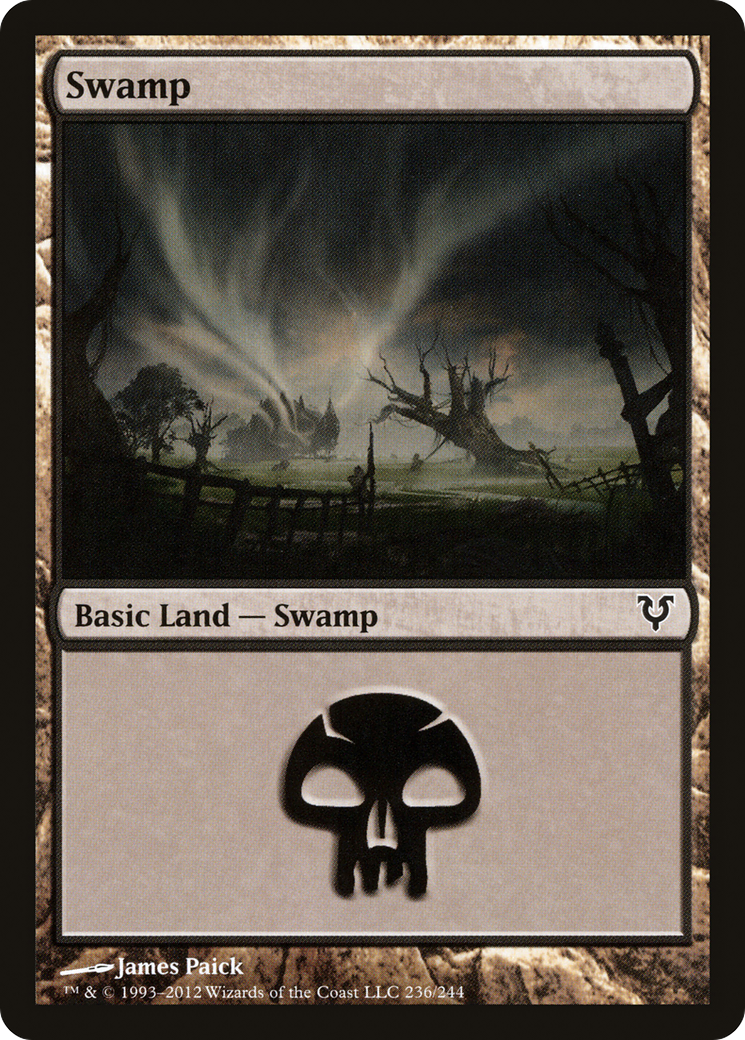 Swamp (236) (AVR-236)  Foil - Avacyn Restored