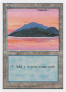 Island (C) (4ED-180)  - Fourth Edition