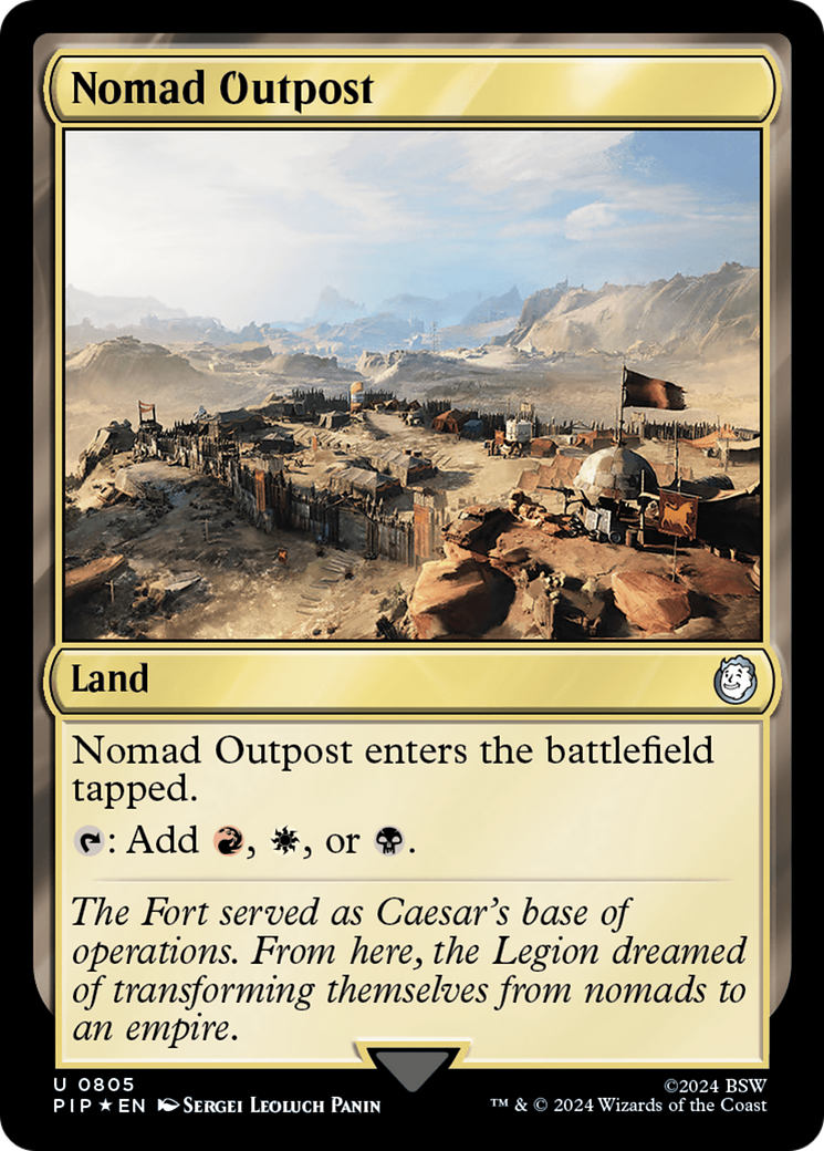 Nomad Outpost (Surge Foil) (PIP-805)  Foil - Fallout