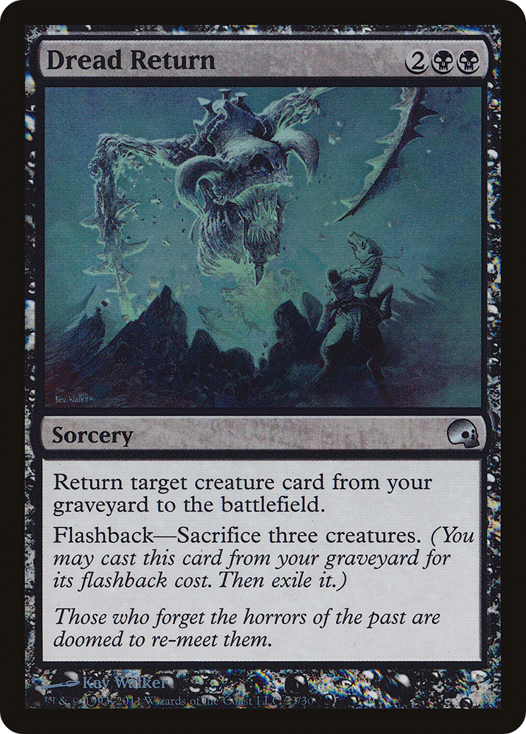 Dread Return (GRV-023)  Foil - Premium Deck Series: Graveborn