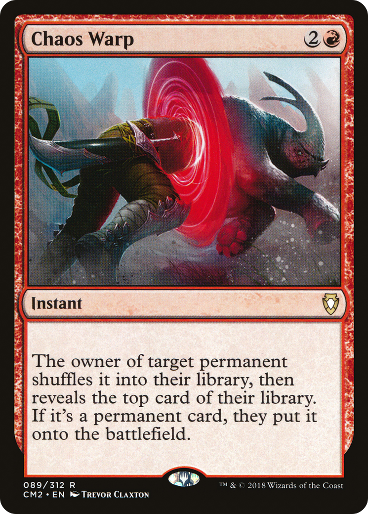 Chaos Warp (CM2-089)  - Commander Anthology Volume II