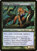 Mirri, Cat Warrior (10E-279★)  Foil - Tenth Edition