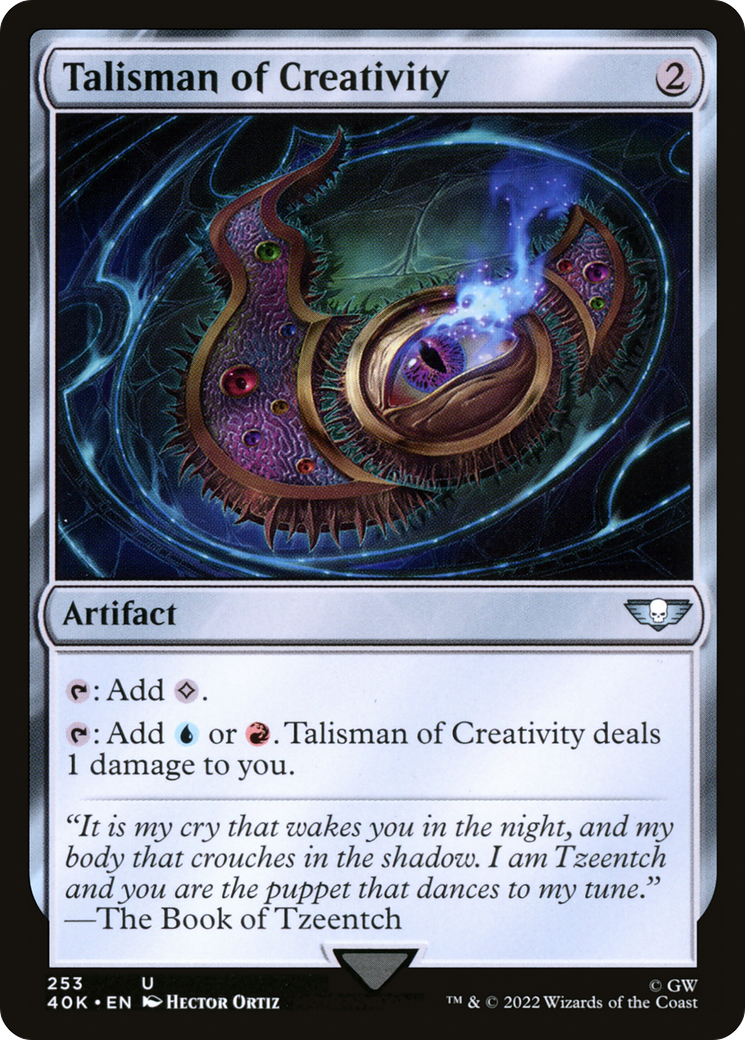 Talisman of Creativity (40K-253)  - Warhammer 40,000 Commander