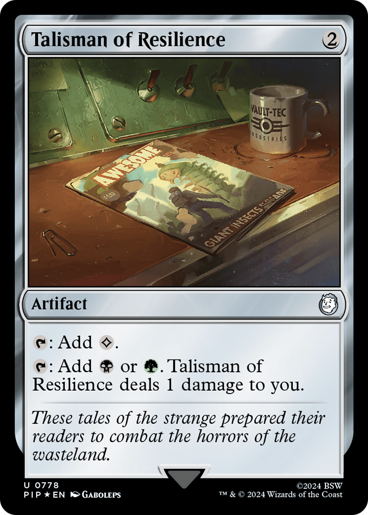 Talisman of Resilience (Surge Foil) (PIP-778) - Fallout Foil
