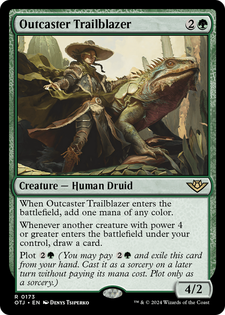 Outcaster Trailblazer (OTJ-173)  Foil - Outlaws of Thunder Junction