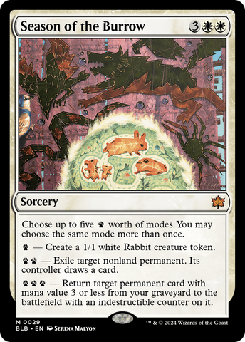 Season of the Burrow (BLB-029)  - Bloomburrow